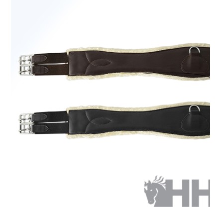 CINCHA LEXHIS LARGA SINTÉTICA CON ELÁSTICOS Y BORREGUILLO