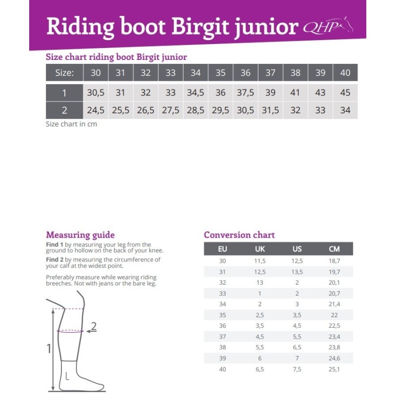BOTA DE EQUITACION JUNIOR