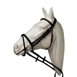 CABEZADA HH ALOMADA CON CIERRABOCAS RIENDAS LONA