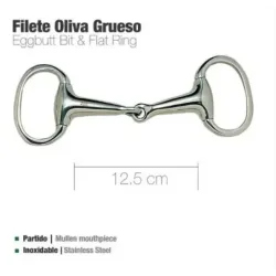 FILETE OLIVA PARTIDO INOX GRUESO