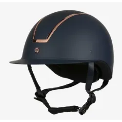 CASCO DE EQUITACION METALICO CON VISERA ANCHA HORZE