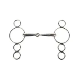 FILETE PESSOA RING SNAFFLE WITH 3 EXTRA RINGS
