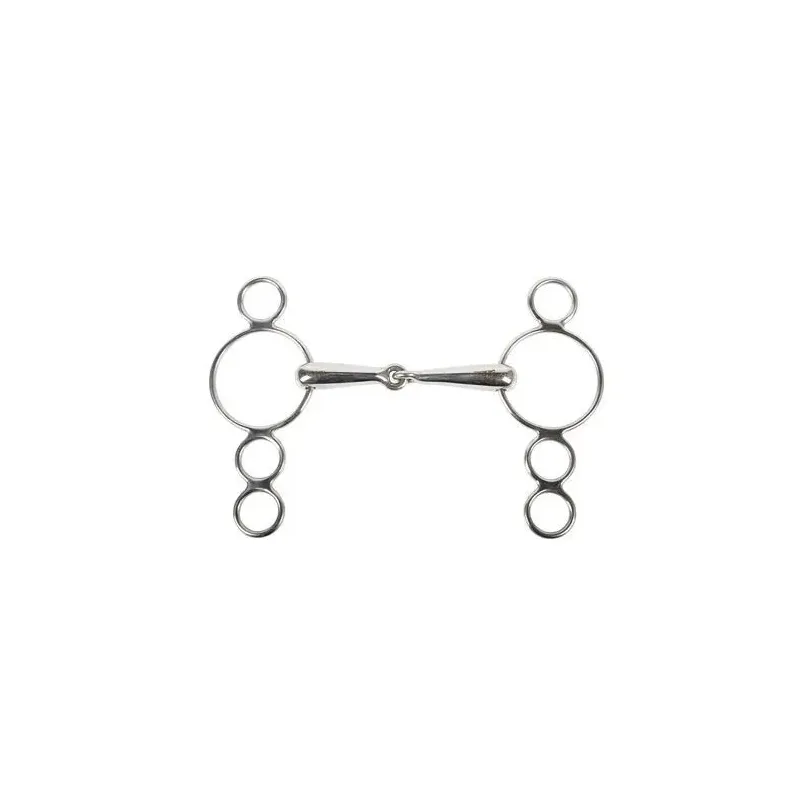 FILETE PESSOA RING SNAFFLE WITH 3 EXTRA RINGS