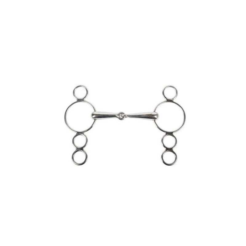 FILETE PESSOA RING SNAFFLE WITH 3 EXTRA RINGS
