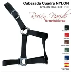 CABEZADA CUADRA NYLON RECIEN NACIDO