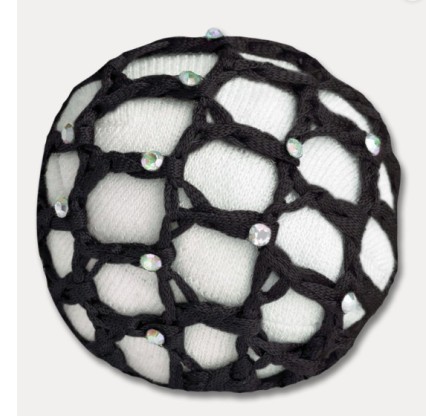 REDECILLA PARA EL MOÑO CON PIEDRECITAS