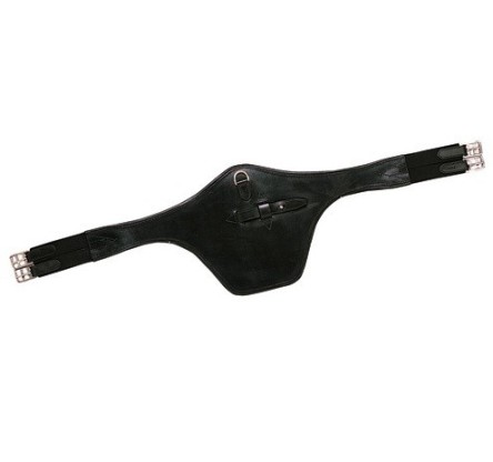 CINCHA LEXHIS CUERO CON BARRIGUERA Y ELASTICO