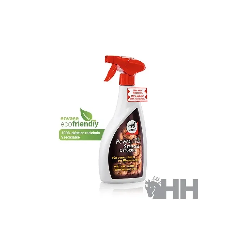 ACONDICIONADOR PELO LEOVET POWER PARA CABALLOS DE CAPA OSCURA
