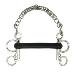 BOCADO SEFTON PELHAM RECTO GOMA BLANDA CORTO