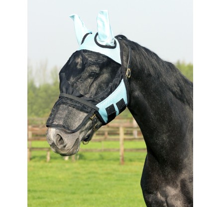 5240 FLY MASK WITH DETACHABLE NOSE FLAP