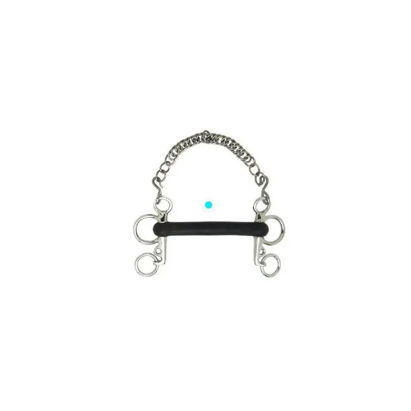 BOCADO SEFTON PELHAM RECTO GOMA DURA CORTO