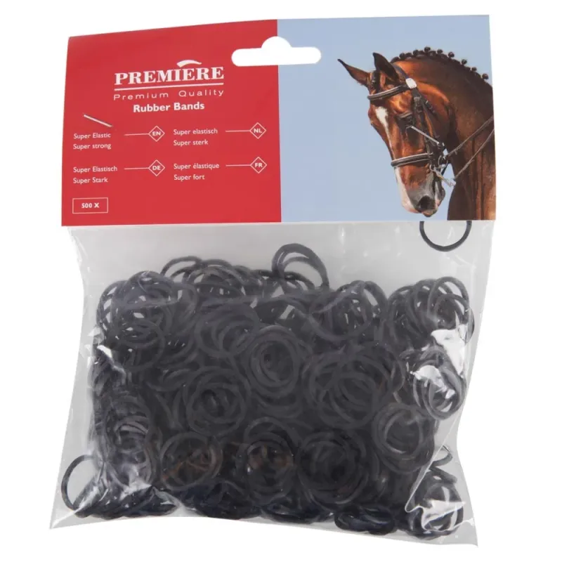 ELASTIC MANE PLAITING RINGS