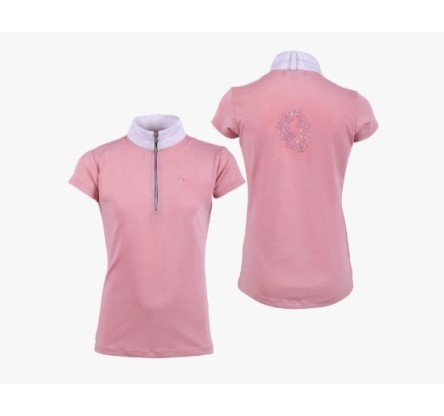 8444 COMPETITIONSHIRT NAEVA JUNIOR FLAMINGO