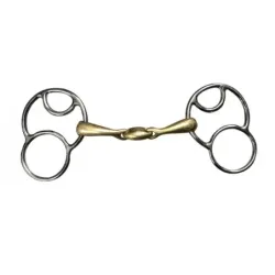 0069 BRIDA 2 ARGOLAS 70MM, TRIPARTIDO